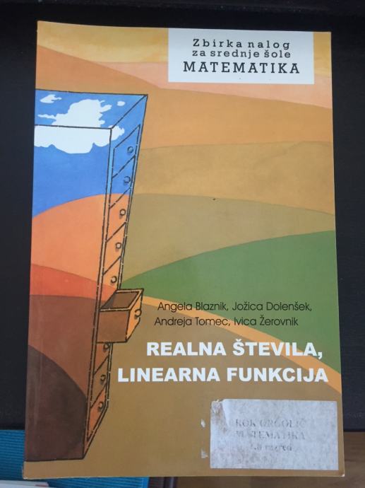 Matematika zbirka nalog za srednje šole realna števila