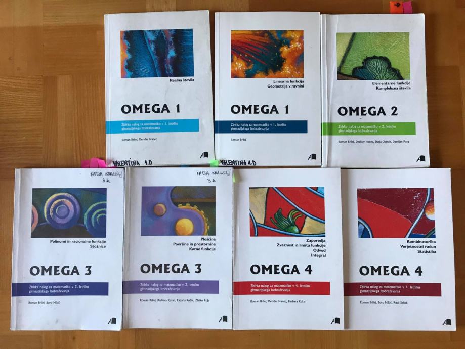 Omega 1, 2, 3, 4