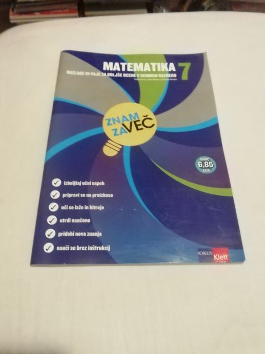 MATEMATIKA 7 ZAHTEVNEJSE NALOGE MILOS KOVIC NEPOPISANO