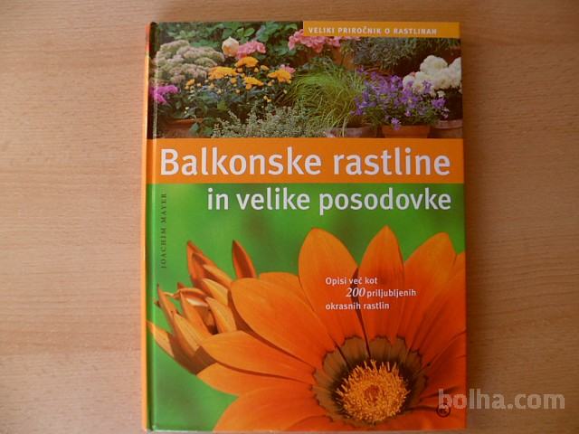 Balkonske rastline in velike posodovke