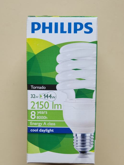 PHILIPS TORNADO32w/144 w/2150 LM, CLAS A