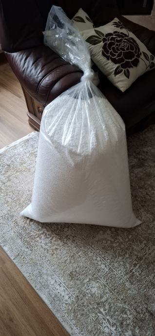 Polnilo za vreče za sedenje, EPS poliestrinske kroglice, 1 kg