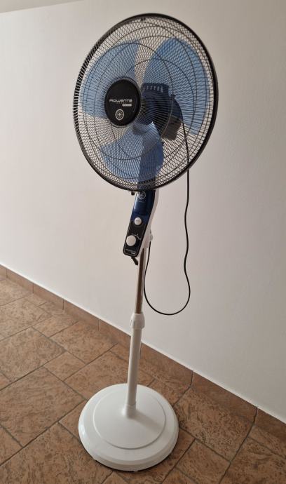 Stoječi ventilator Rowenta VU4210F0 40 cm, nastavljiv, bele barve