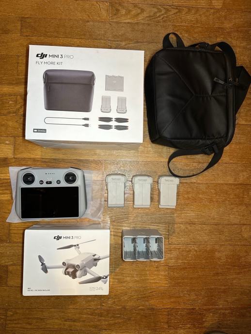 Dji mini 3 pro fly more combo NOVO + veljaven DJI care 382 dni