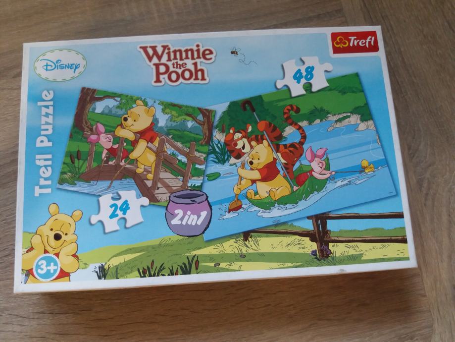 TREFL PUZZLE WINNIE THE POOH, 24 IN 48 DELNA