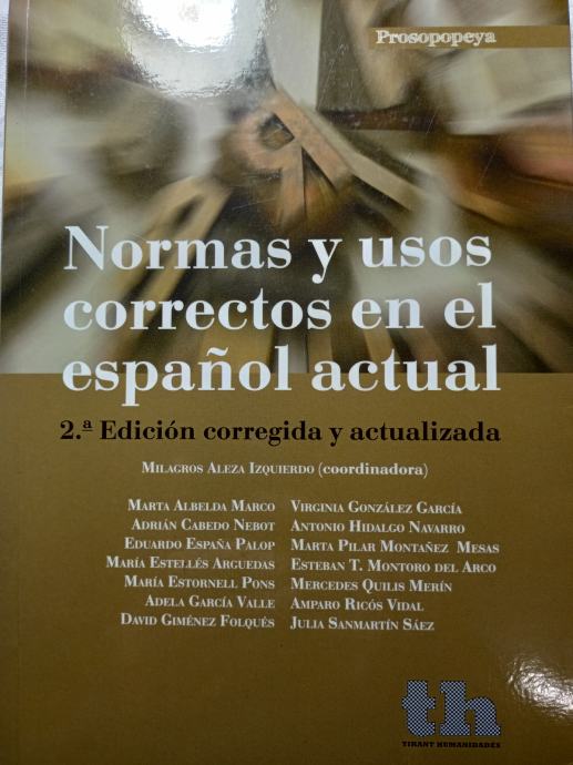 Normas y usos correctos en el español actual