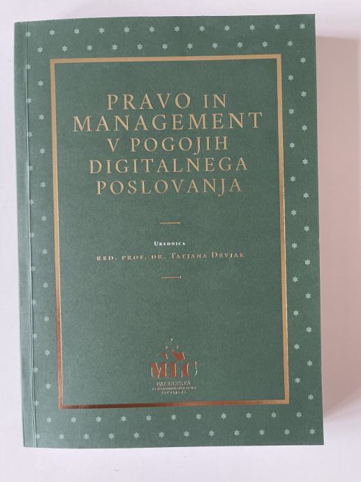 Pravo in management v pogojih digitalnega poslovanja