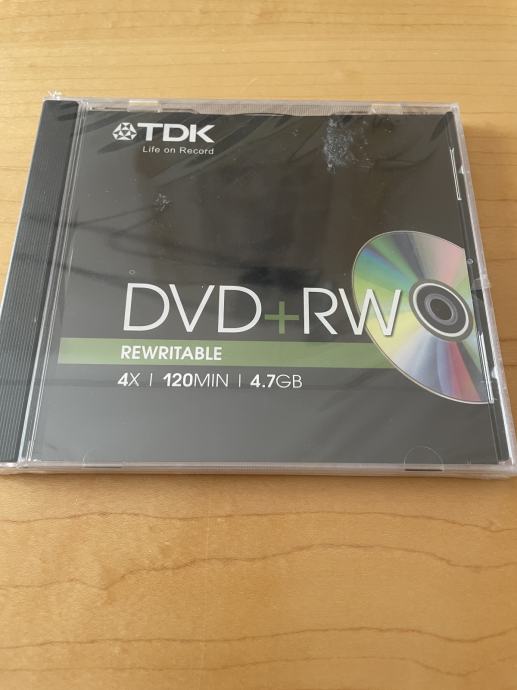 TDK DVD+RW REWRITABLE, NOV