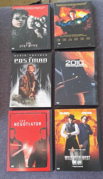 DVD filmi (kolekcija 7 komadov)