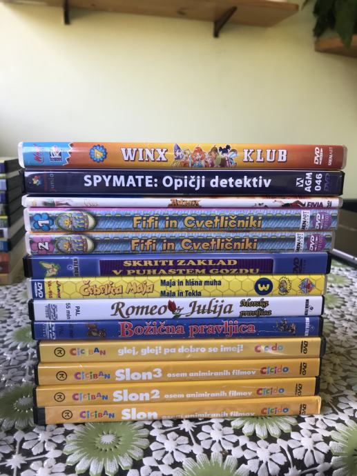 DVD risanke (sinhronizirane risanke/slovenski podnapisi)