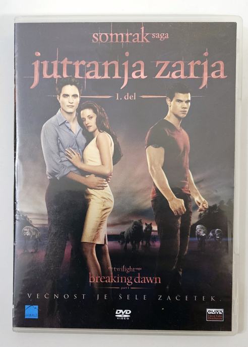 DVD SOMRAK TWILIGHT JUTRANJA ZARJA 1. DEL