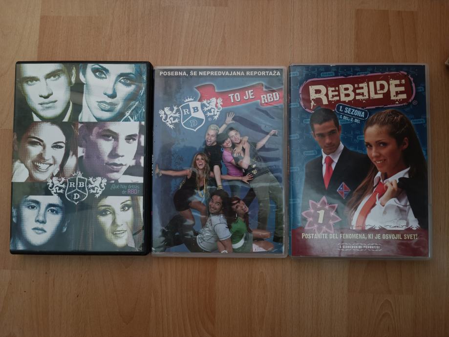 Dvd x 3 Rebelde Ptt častim :)