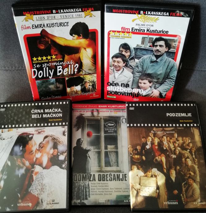 Emir KUSTURICA: zbirka 5 DVD filmov (SLO podnapisi)