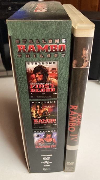 John RAMBO I,II,III,IV  DVD