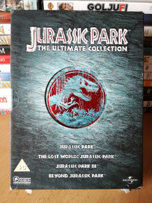 Jurassic Park Box Set 4XDVD (1993-2001) (REZERVIRANO)