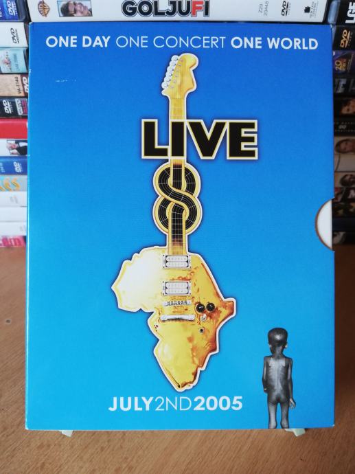 Live 8 Live Aid July 2nd 2005 (DVD, 2005, 4-Disc Set, Box Set)