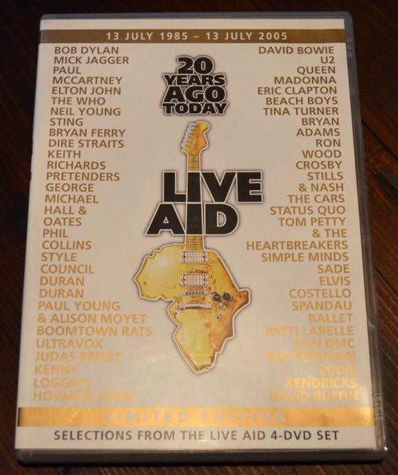 Live Aid, DVD