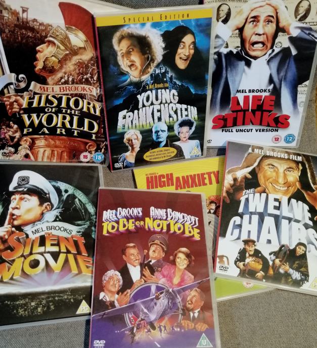 7x komedija: Mel Brooks Collection (DVD box set), 7xDVD