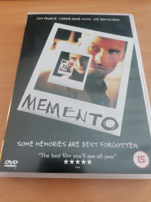 Memento (2000) DVD film (angleški podnapisi)