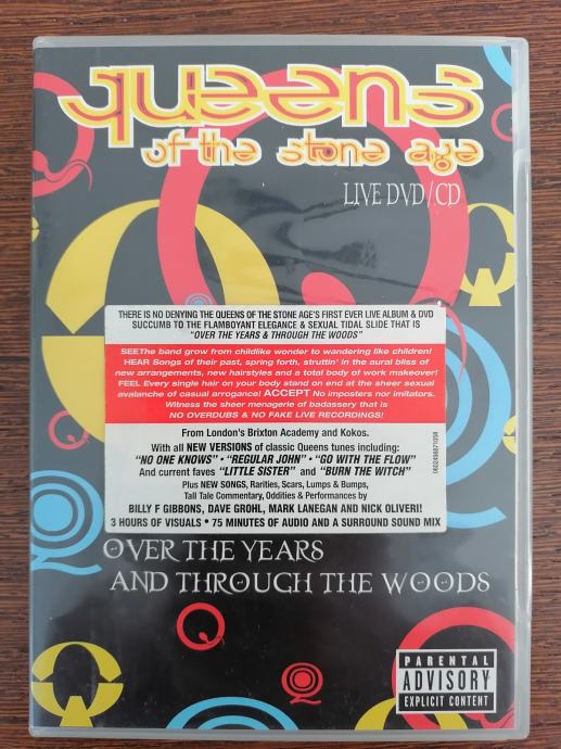 QUEENS OF THE STONE AGE - Over The Years & Through the Woods (DVD+CD)