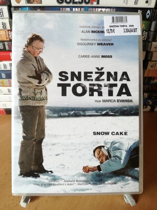 Snow Cake (DVD, 2007) Alan Rickman Sigourney Weaver Rare oop 796019804806 |  eBay