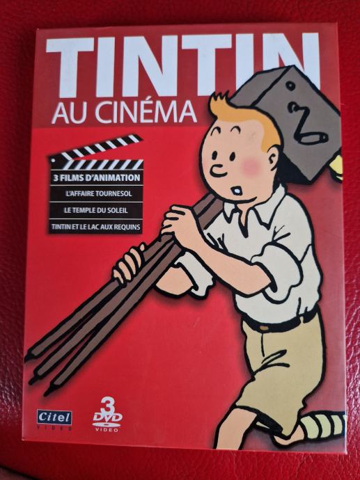 Tintin 3x DVD v francoščini