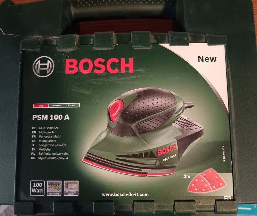 VIBRACIJSKI BRUSILNIK BOSCH PSM 100 A