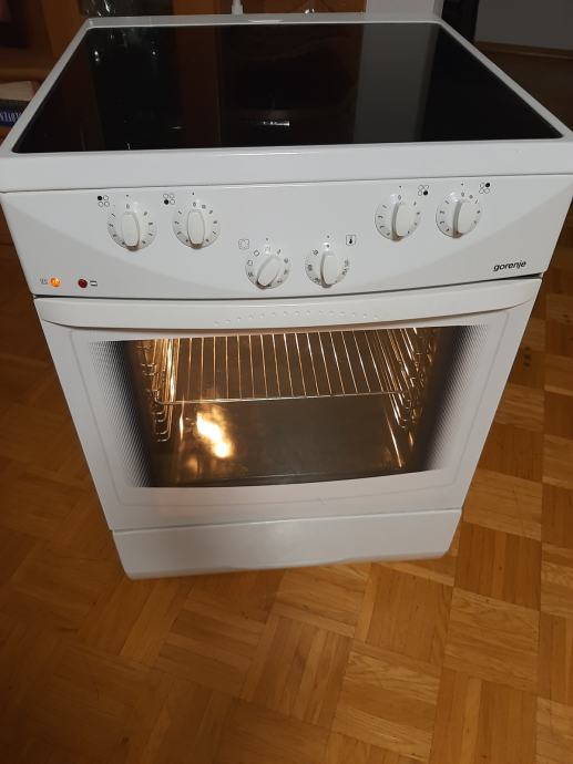 steklokeramični štedilnik GORENJE, 60 cm, IZREDNO LEPO OHRANJEN