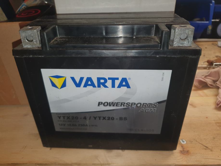 Akumulator AGM Varta YTX 20 BS 12V 18Ah 250A