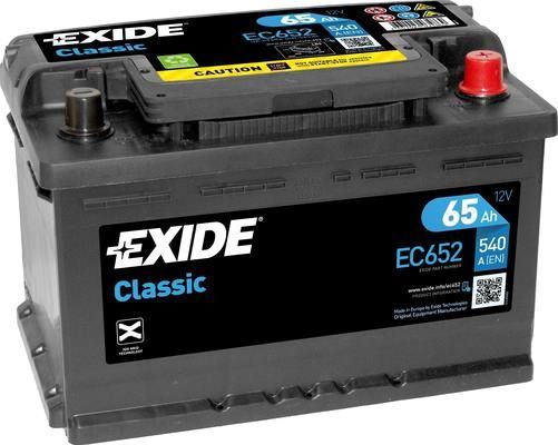 Аккумулятор exide ec652