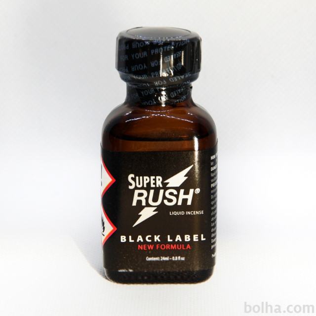 Poppers Super Rush Black (24ml) - popers