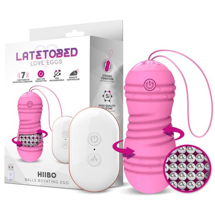 VIBRACIJSKI JAJČEK Latetobed Hiibo Pink