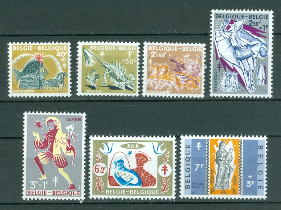 Belgija 1959 boj proti tuberkulozi serija MNH**