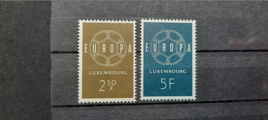 CEPT, Evropa - Luxembourg 1959 - Mi 609/610 - serija, čiste (Rafl01)