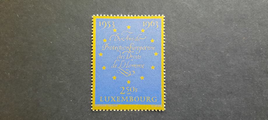 človekove pravice - Luxembourg 1963 - Mi 679 - čista znamka (Rafl01)