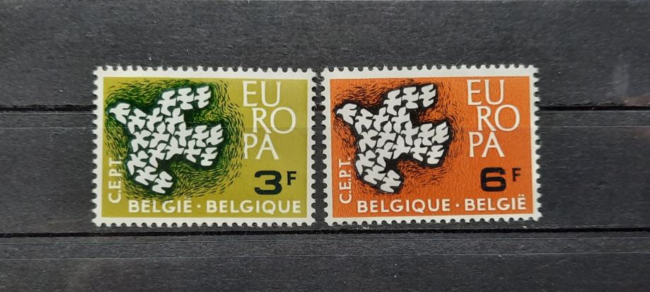 Evropa, CEPT - Belgija 1961 - Mi 1253/1254 - serija, čiste (Rafl01)