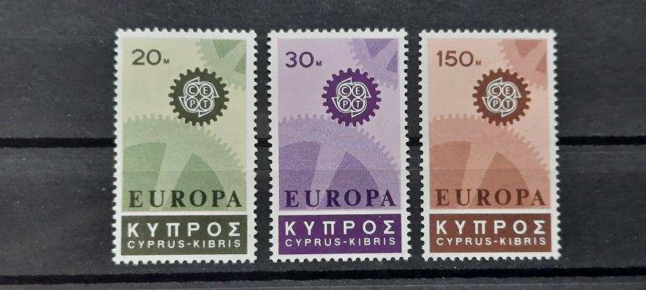 Evropa, CEPT - Ciper 1967 - Mi 292/294 - serija, čiste (Rafl01)