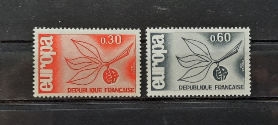 Evropa, CEPT - Francija 1965 - Mi 1521/1522 - serija, čiste (Rafl01)