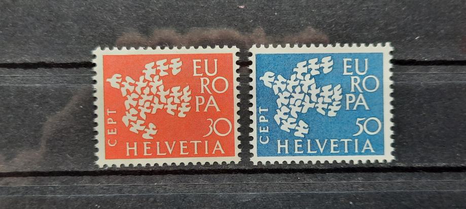 Evropa, CEPT - Švica 1961 - Mi 736/737 - serija, čiste (Rafl01)