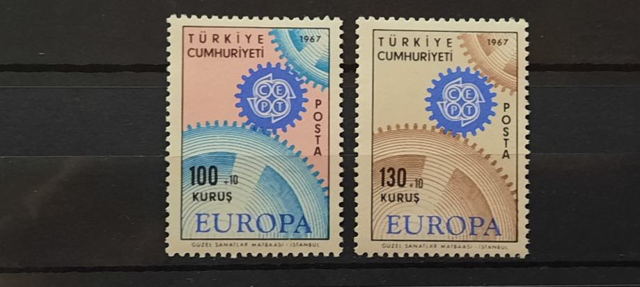 Evropa, CEPT - Turčija 1967 - Mi 2044/2045 - serija, čiste (Rafl01)