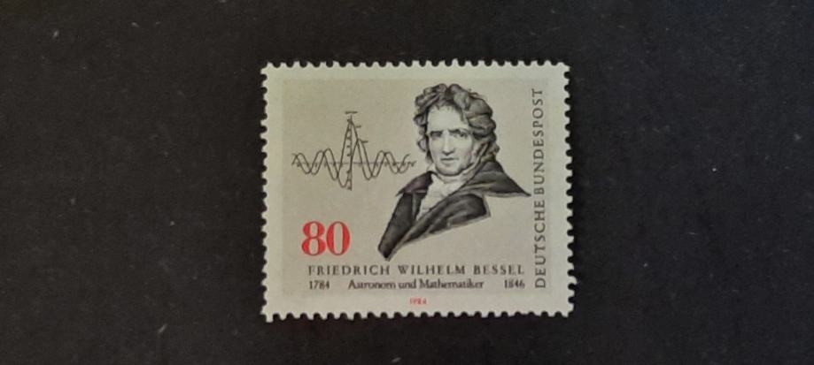 F. W. Bessel - Nemčija 1984 - Mi 1219 - čista znamka (Rafl01)