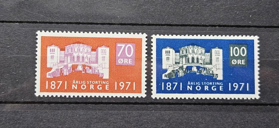 parlament - Norveška 1971 - Mi 621/622 - serija, čiste (Rafl01)