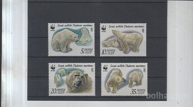 SSSR - WWF, MEDVEDI - MI. 5694/97** - (msmk)