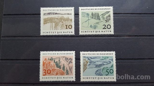 zaščita narave - Nemčija 1969 - Mi 591/594 - serija, čiste (Rafl01)