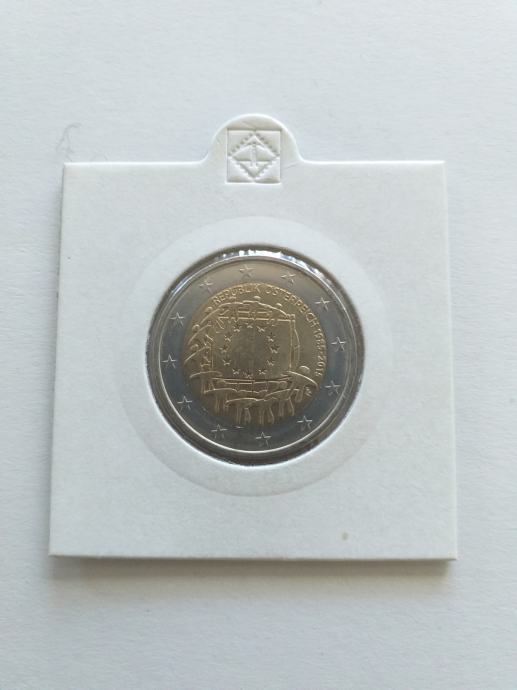 Avstrija 2€ 2015 zastava EU