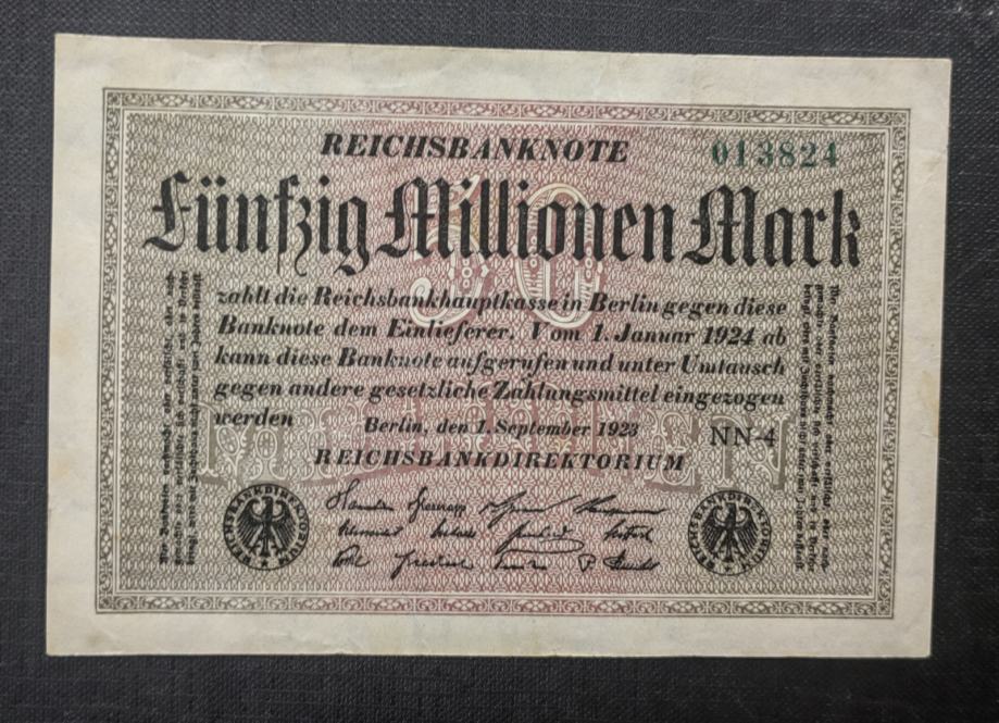 NEMČIJA 50000000 MARK 1923