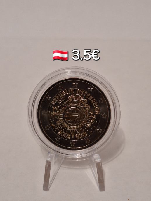 Avstrija 2 euro 2012 TYE