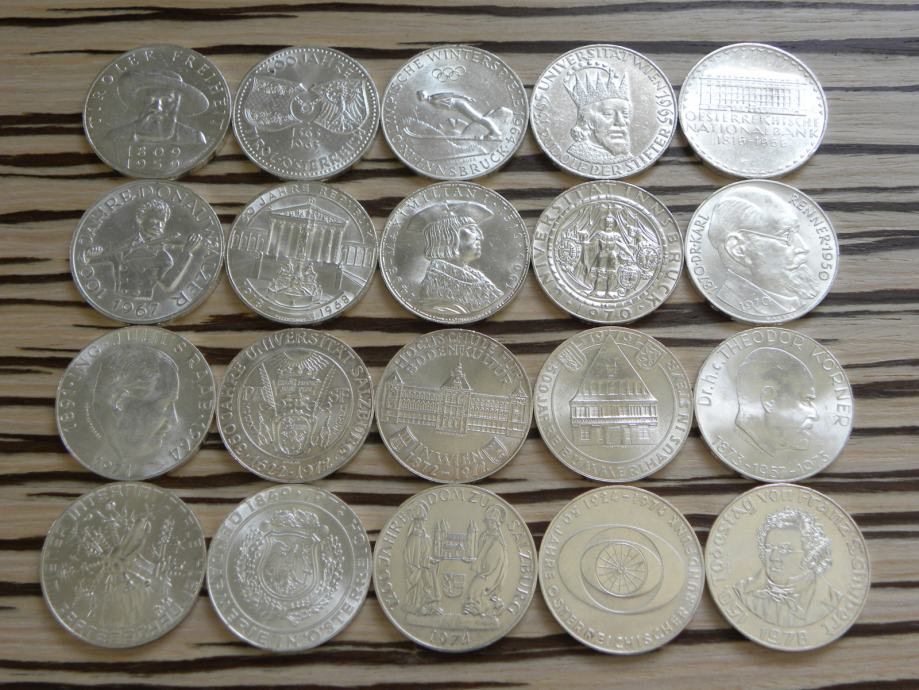 Avstrija 50 šilingov 1959 - 1978