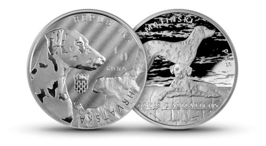 Croatia 2021 - 1 oz Silver Dalmatian Dog / Dalmatinec