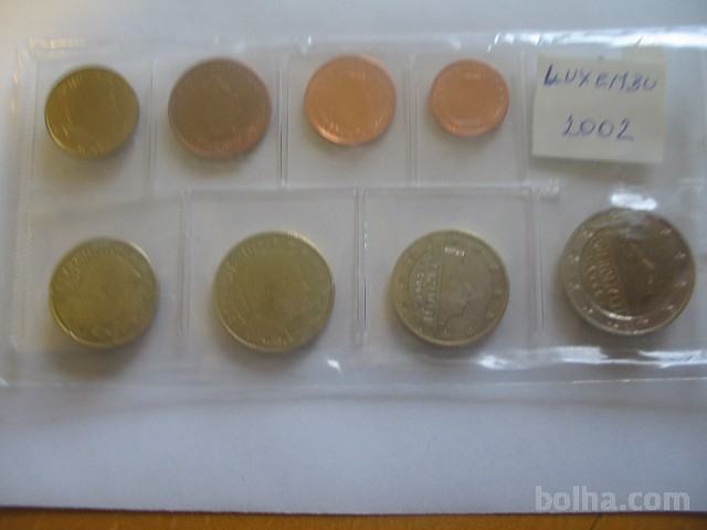 EURO SETI LUXEMBURG OD 2002 DO 2008 IZ OBTOKA